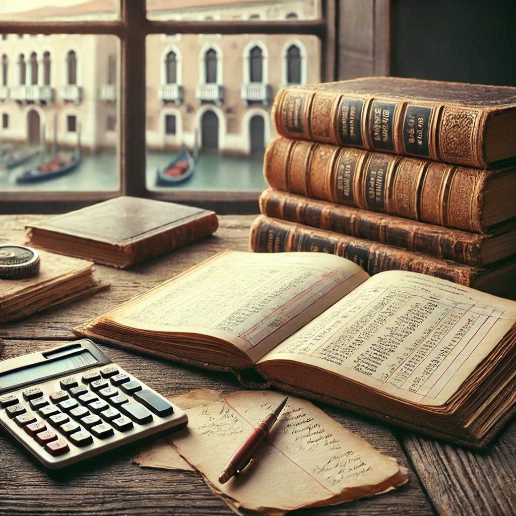 Venetian Approach Desk Scene