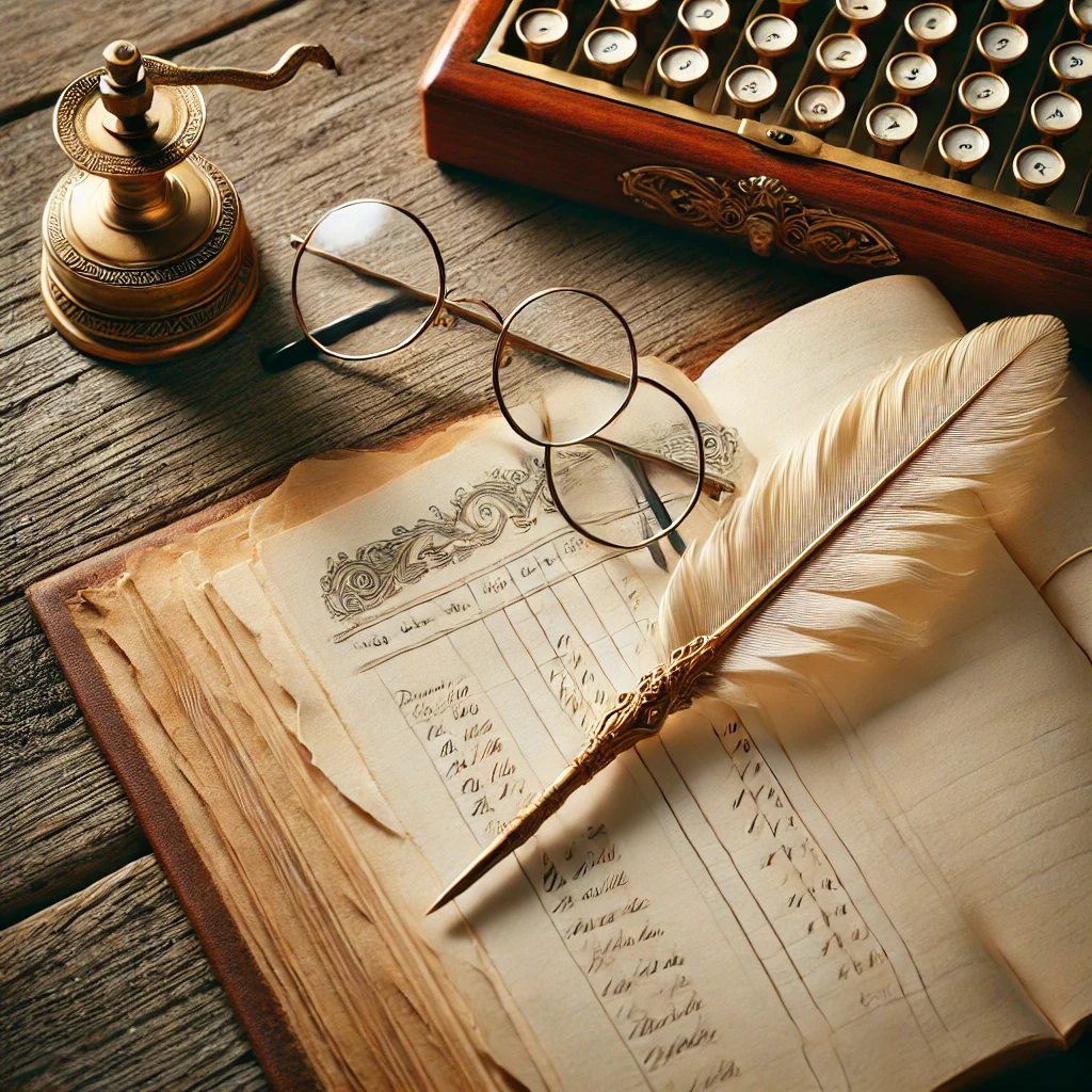 Venetian Ledger Flat Lay